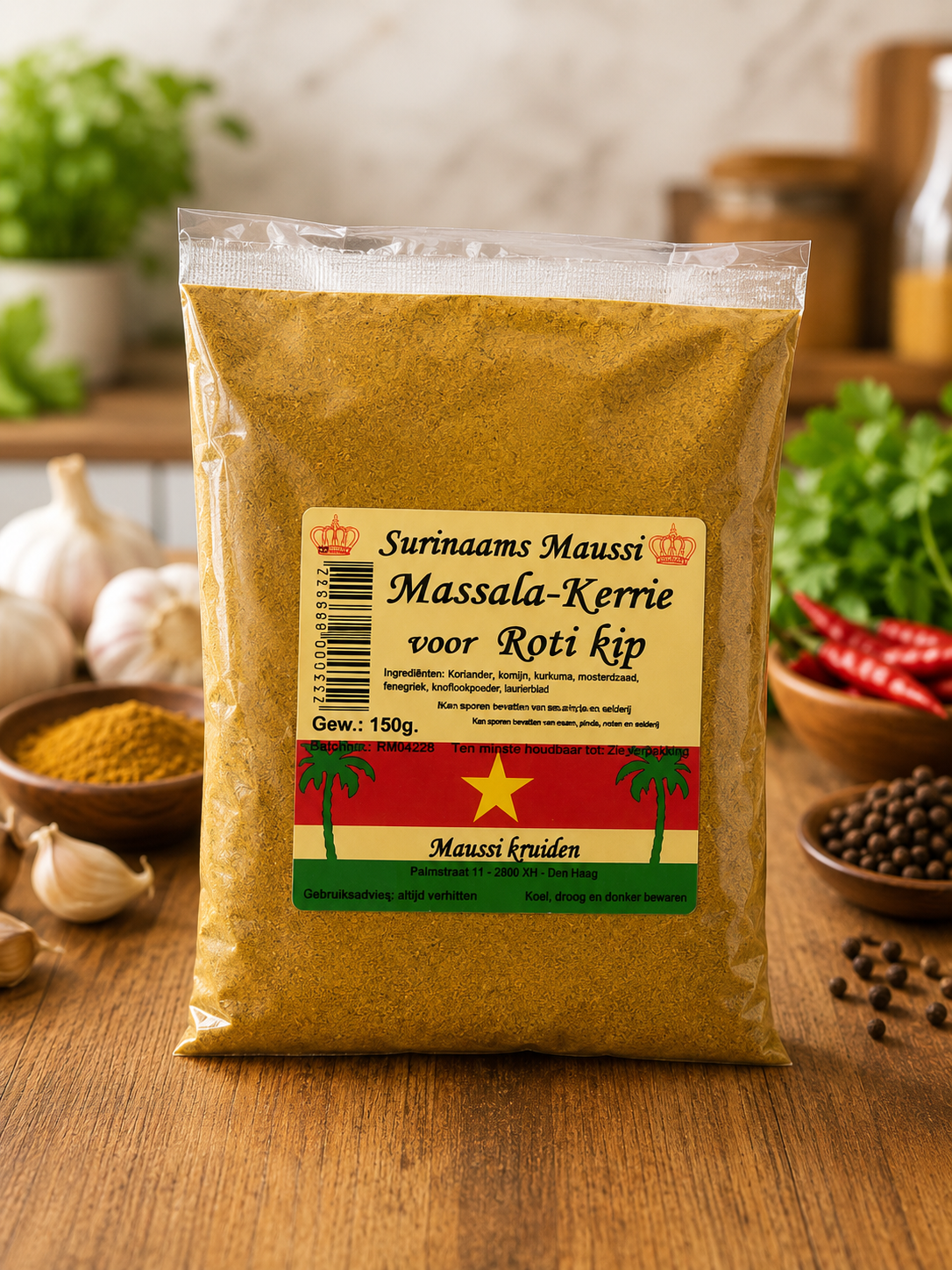 MASSALA-KERRIE POUR ROTI KIP