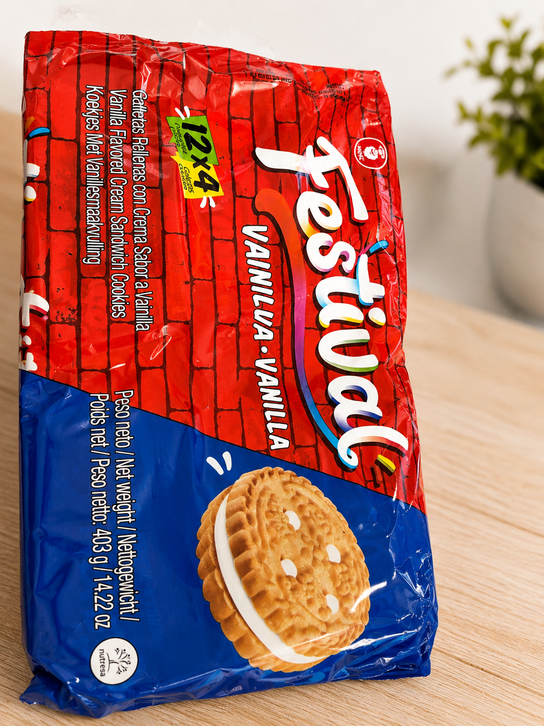 Festival Vanilla – Biscuits fourrés à la vanille