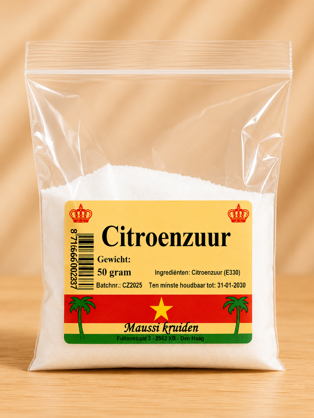 🍋 Acide citrique – Citroenzuur
