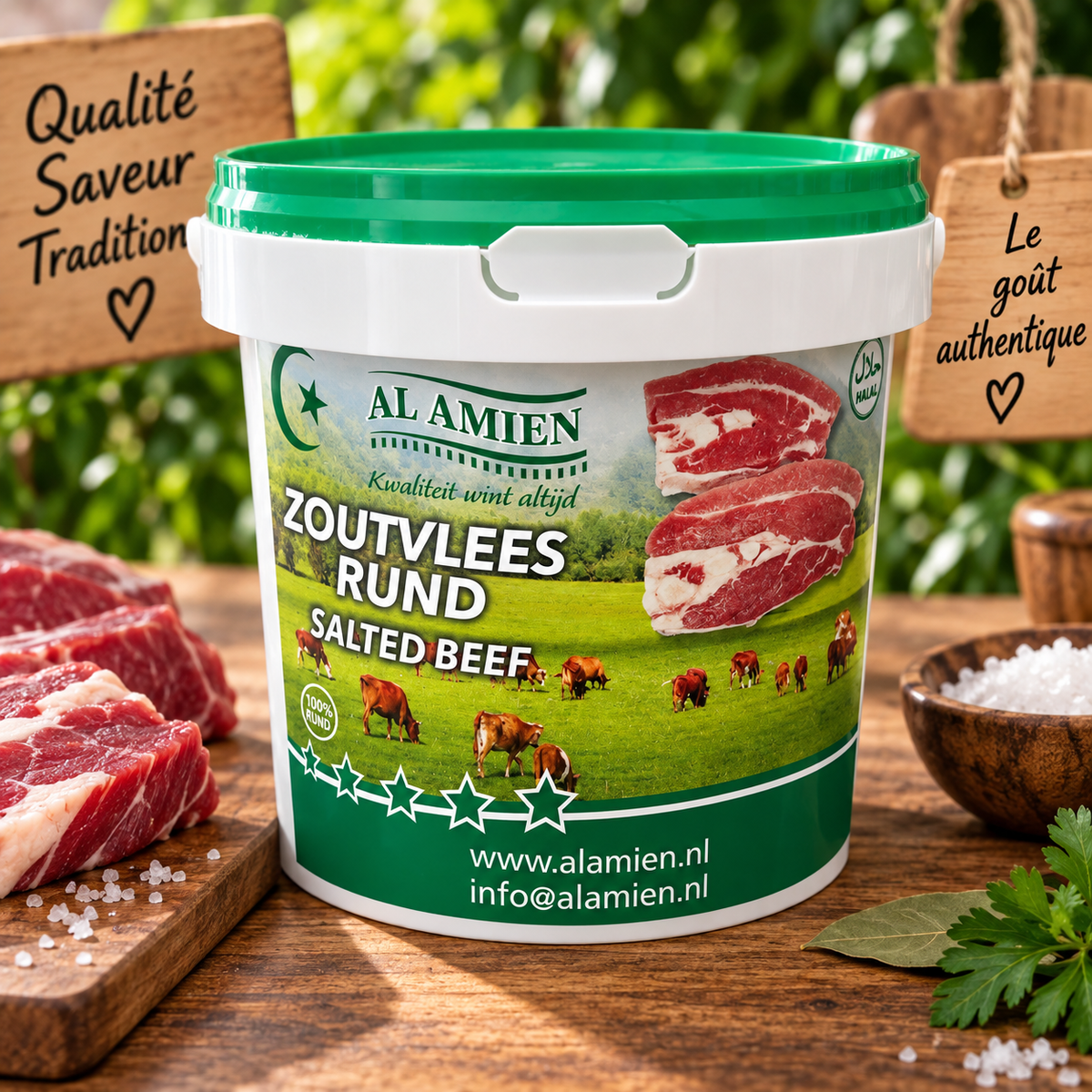 Bœuf salé – Al Amien  Zoutvlees Rund · Salted Beef 1kg